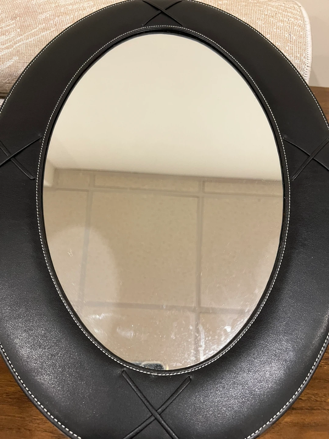 Black Oval Mirror