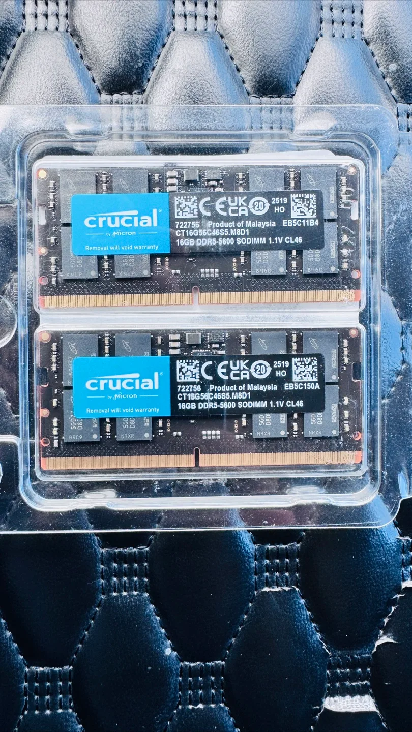 Ram 32GB (2x16GB) DDR5-5600 SODIMM Memory thumbnail