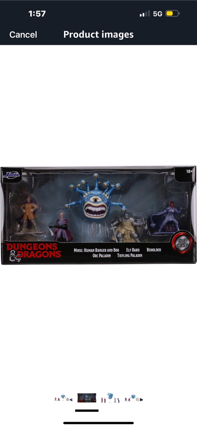 Dungeons & Dragons Nano Metalfigs 5-Pack🥕 - photo 2