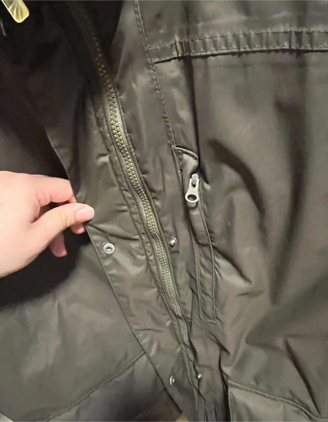 Brown Quilted winter Jacket image indicator(4)