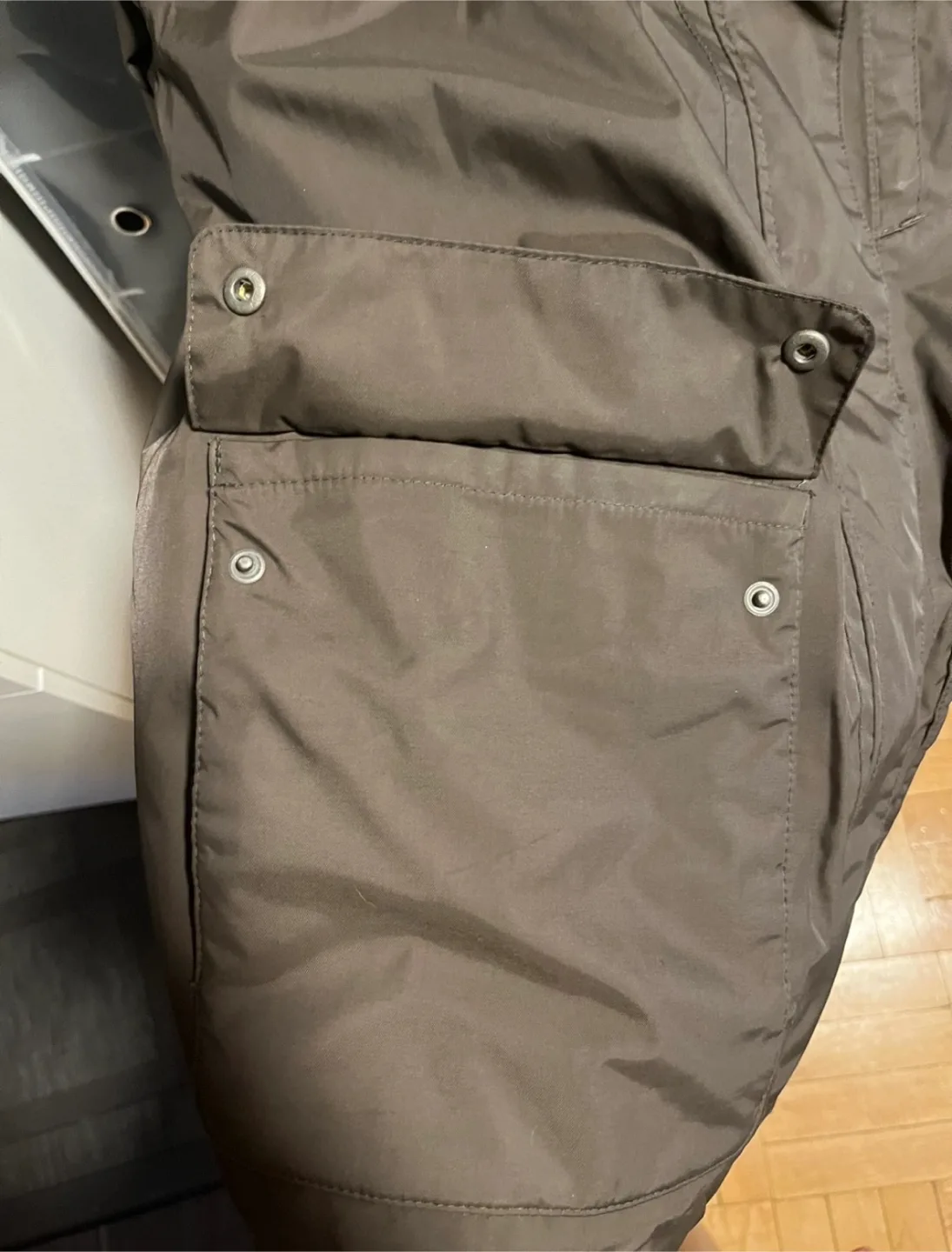 Brown Quilted winter Jacket image indicator(8)
