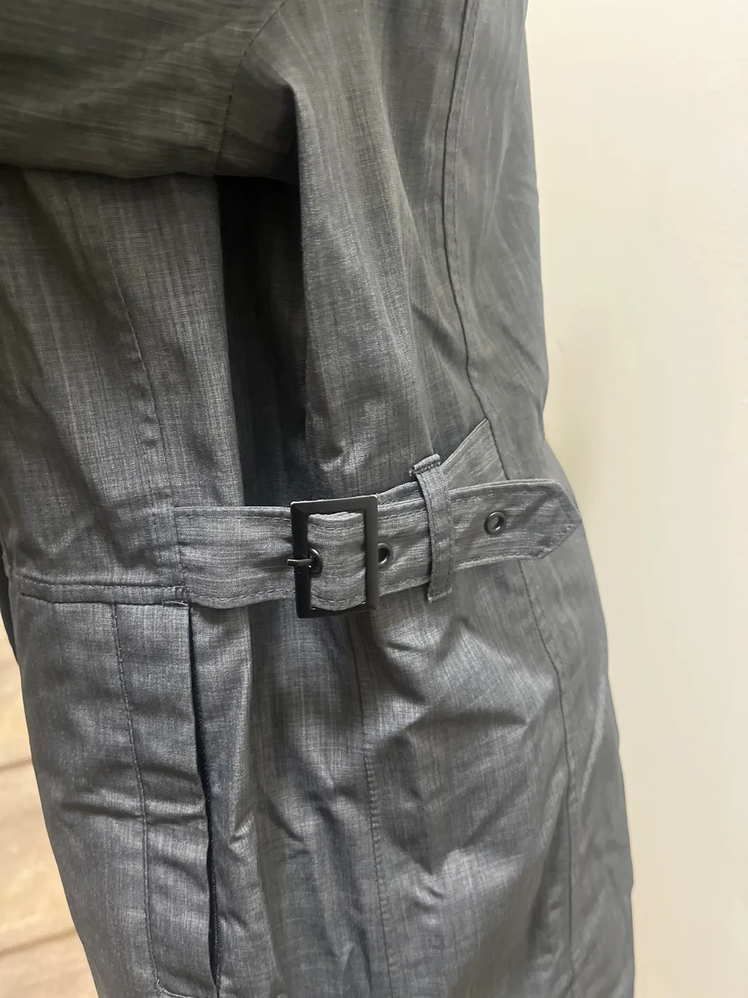 Kirkland Signature Womens Hooded Trench Coat Charcoal Size S image indicator(8)