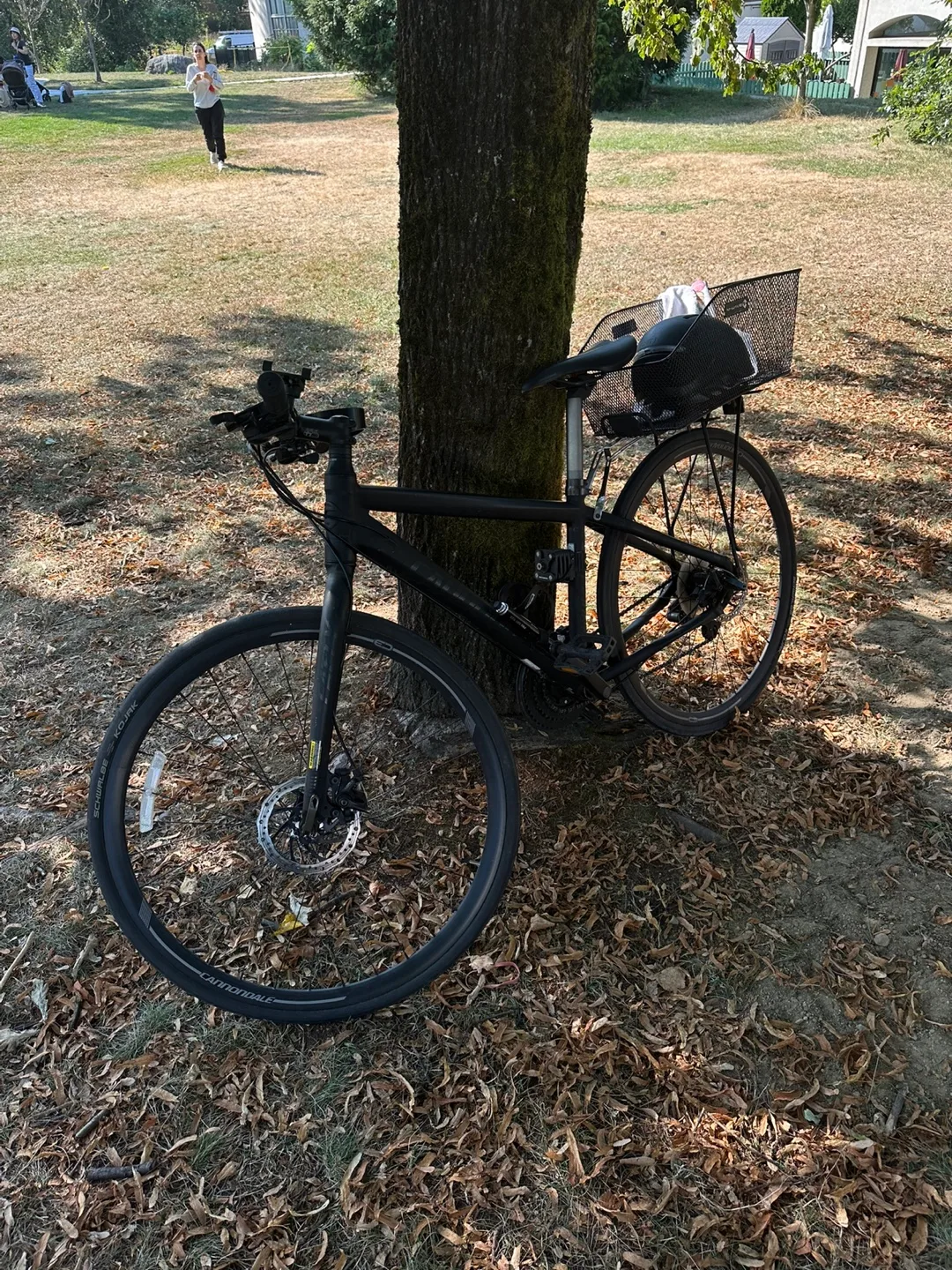 Black Hybrid Bicycle image indicator(5)