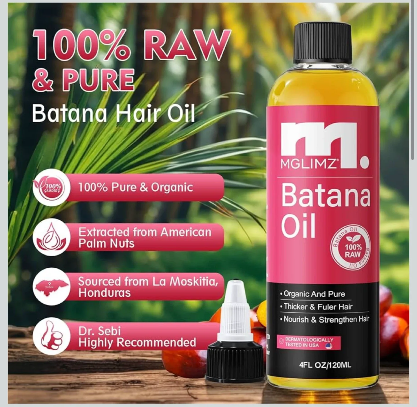 MGLIMZ Batana Oil 4FL OZ/120ML image indicator(3)
