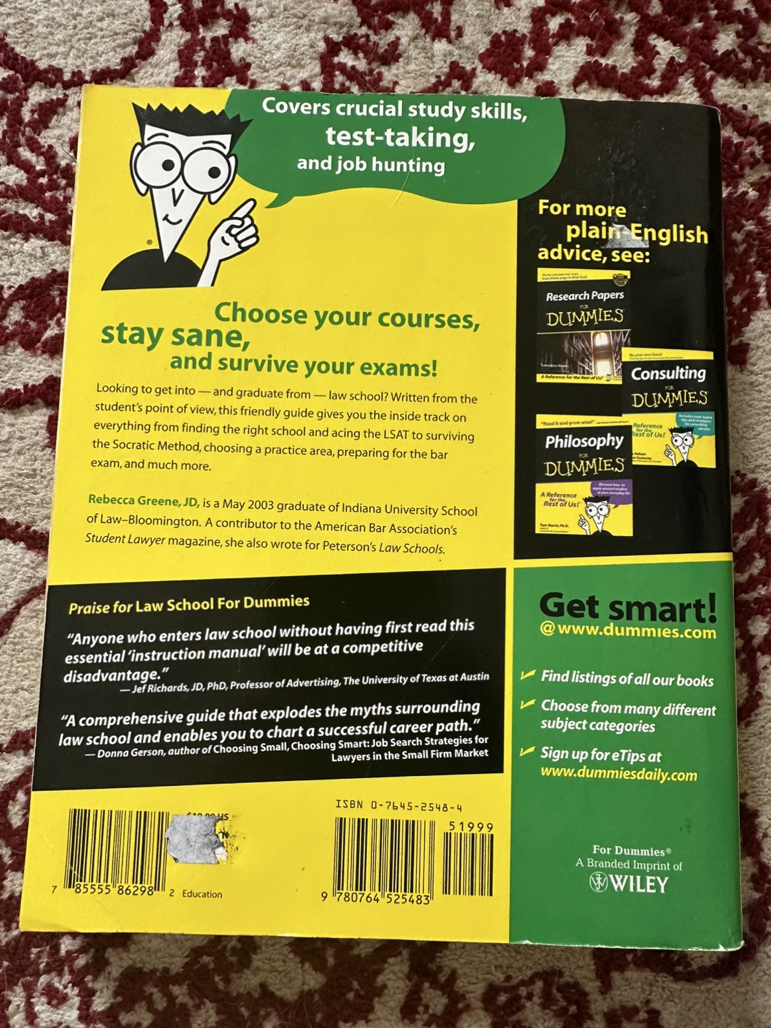Law School for Dummies by Rebecca Greene - photo 2