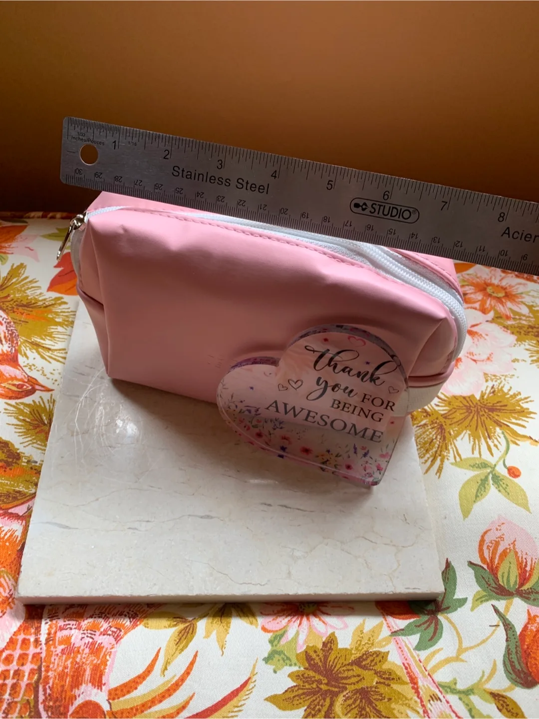 BNNU Pink Cosmetic/Toiletries Bag and inspirational Heart🥕 image indicator(9)