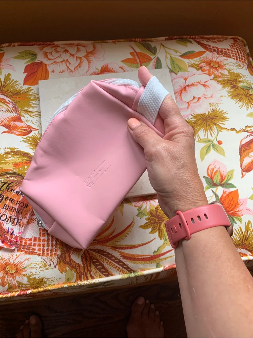 BNNU Pink Cosmetic/Toiletries Bag and inspirational Heart🥕 image indicator(7)