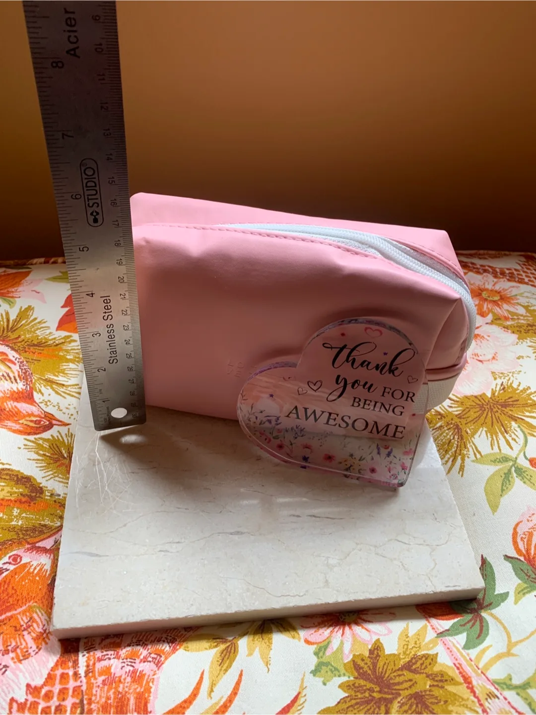 BNNU Pink Cosmetic/Toiletries Bag and inspirational Heart🥕 image indicator(10)