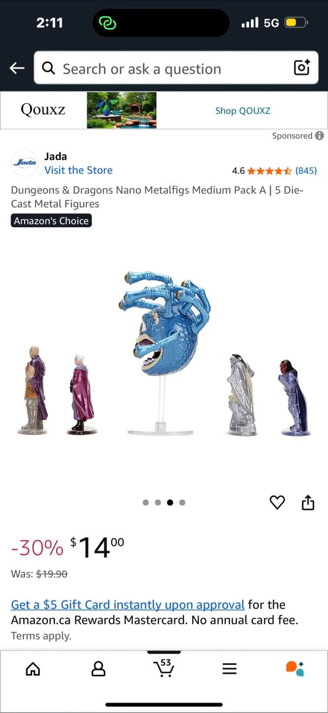 Dungeons & Dragons Nano Metalfigs 5-Pack🥕 image indicator(4)