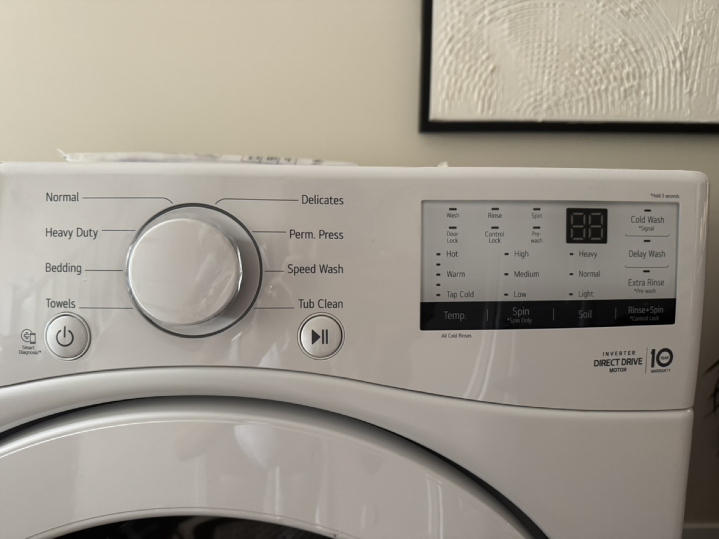 LG Front Load Washing Machine - photo 2