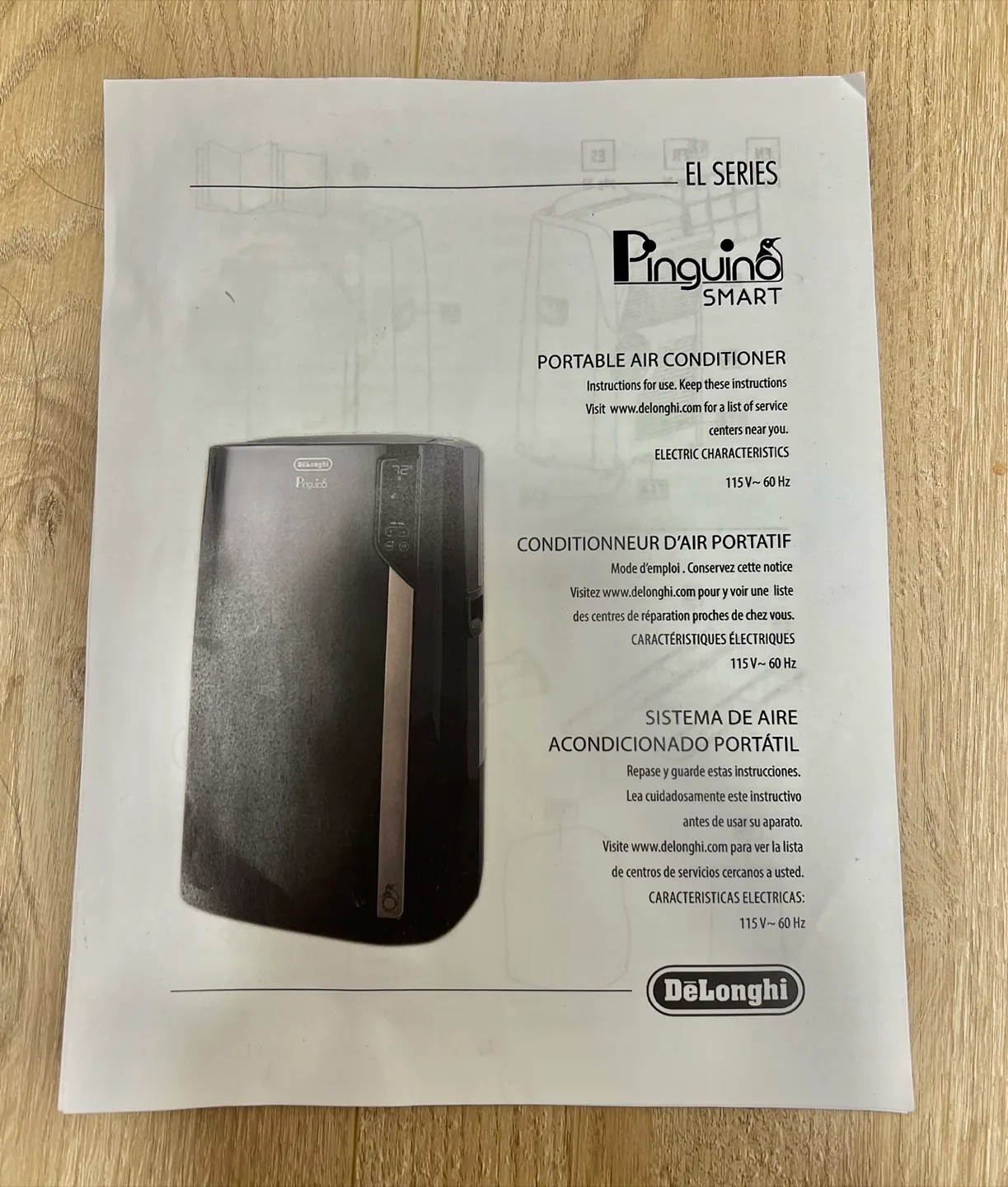 Delonghi portable air conditioner image indicator(6)