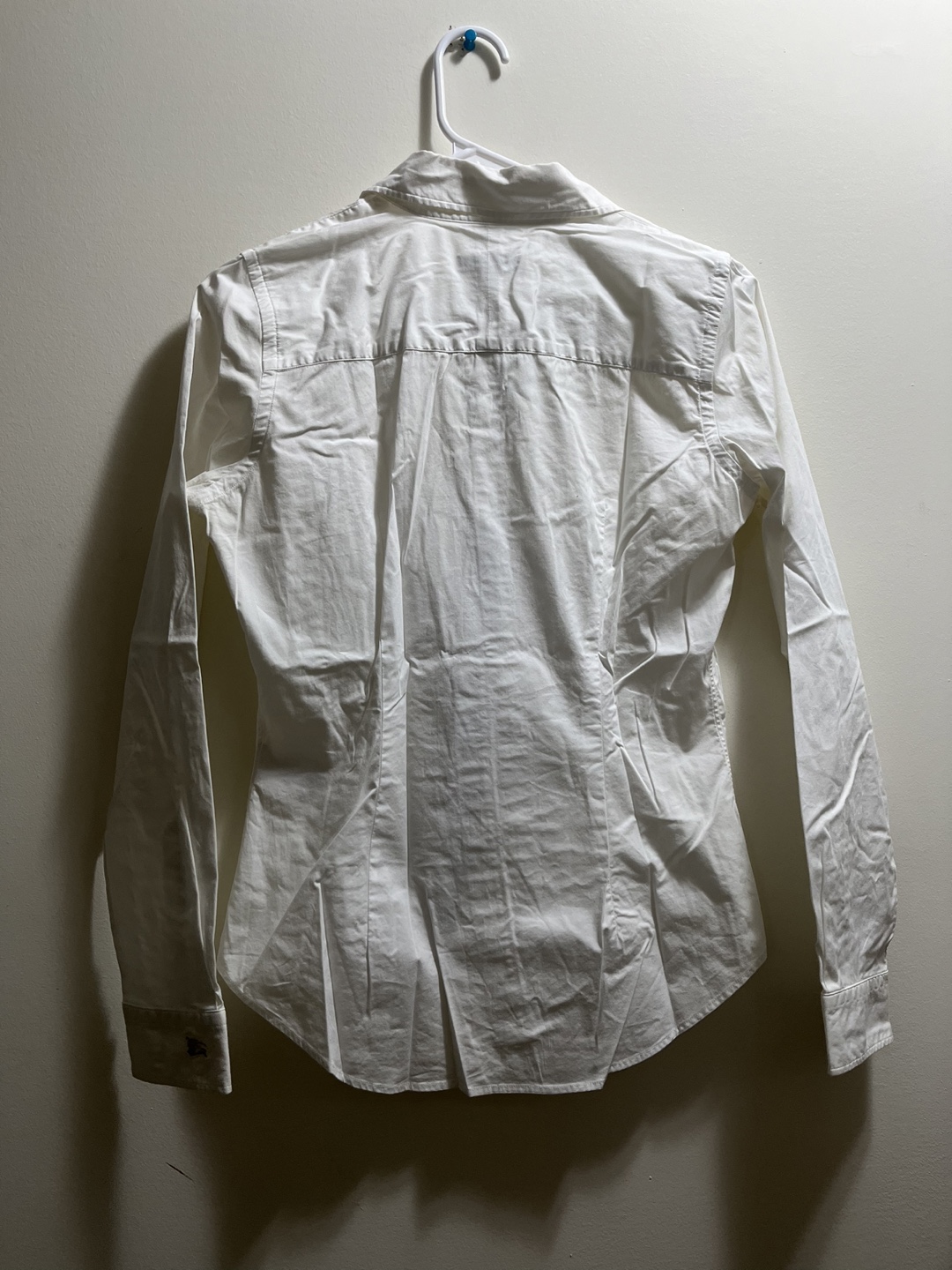 Burberry White Casual Button Down Shirt sz S - photo 4