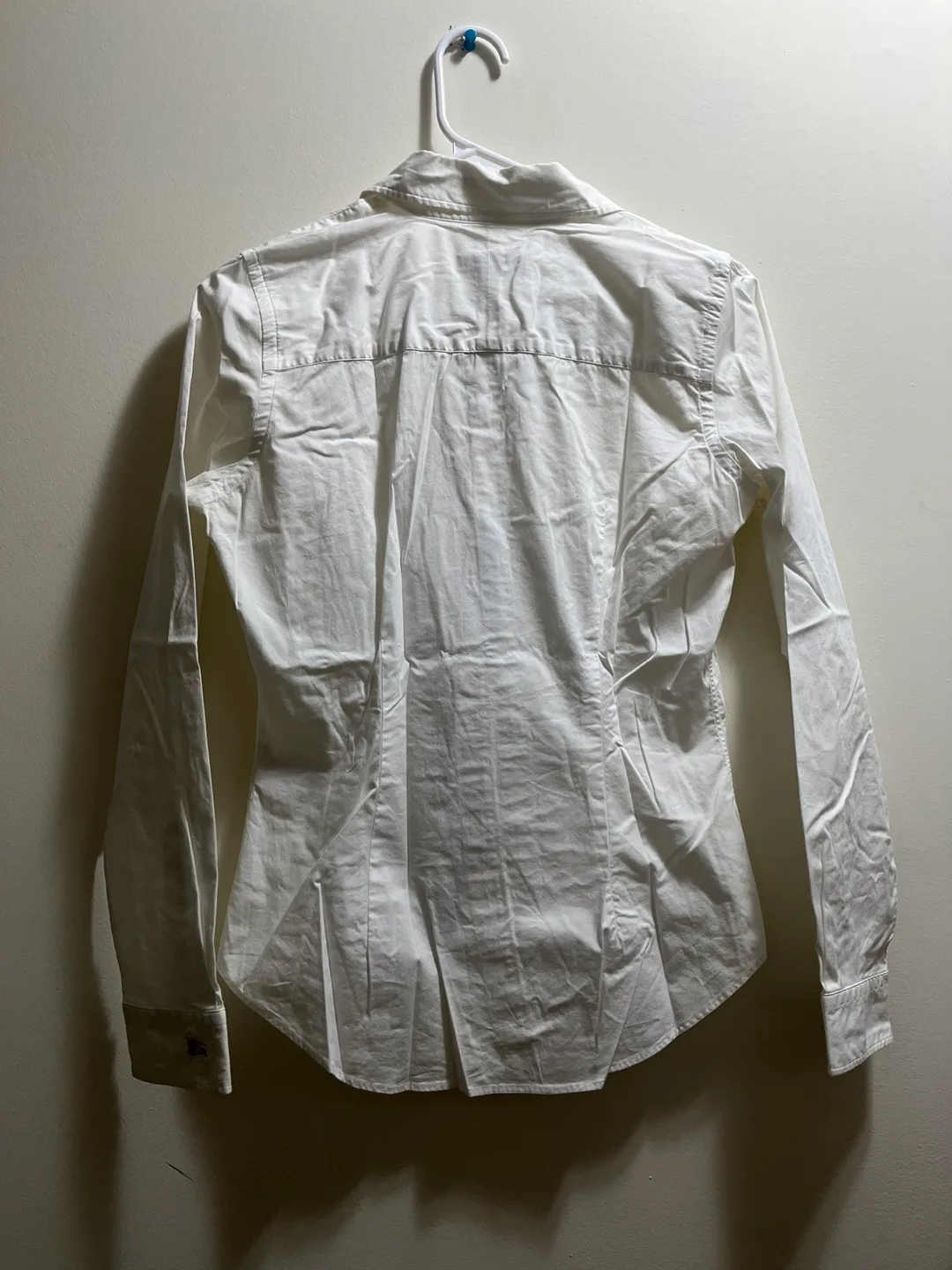 Burberry White Casual Button Down Shirt sz S image indicator(4)