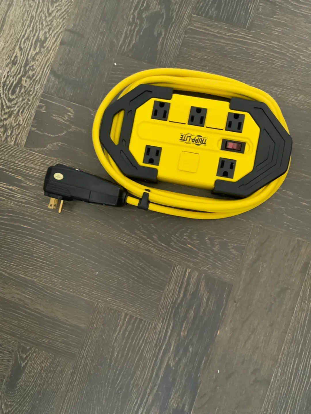 Tripp Lite Heavy Duty Power Strip Cord Reel - Yellow thumbnail