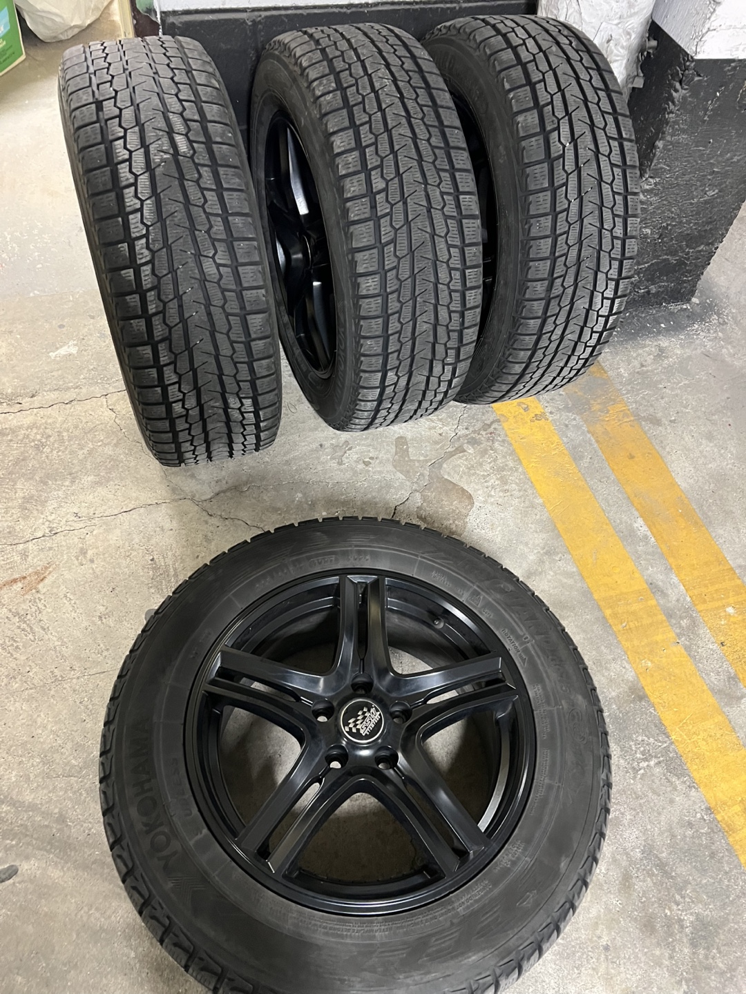 Yokohama Winter Tires on Rims - Set of 4 - photo 2