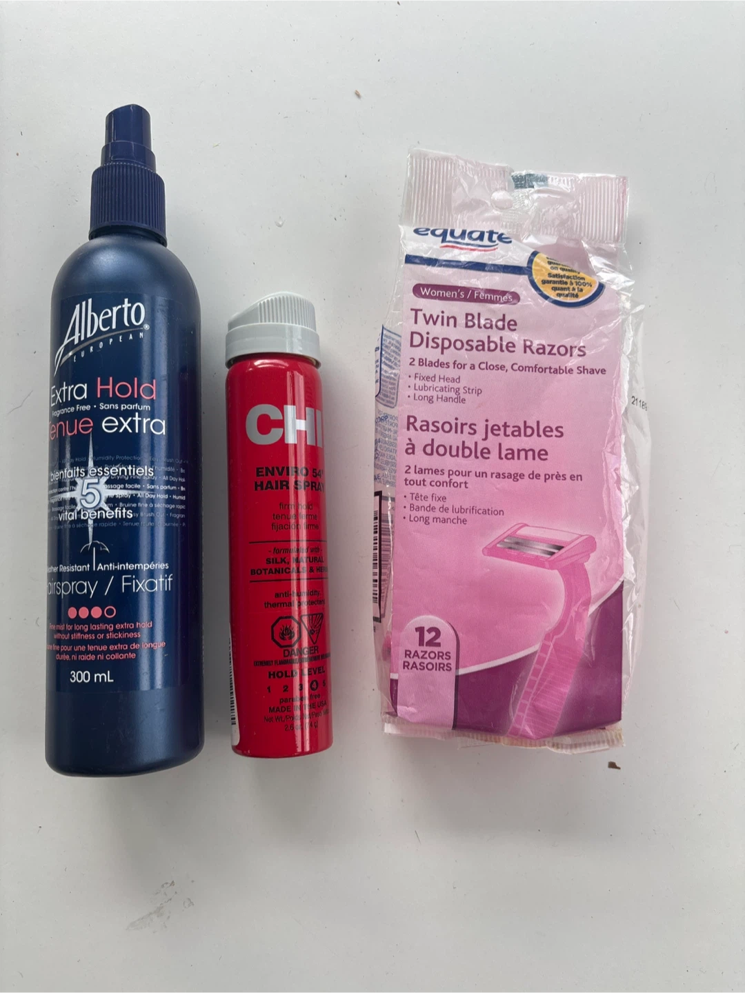 Alberto, CHI & Equate Hair & Shaving Bundle