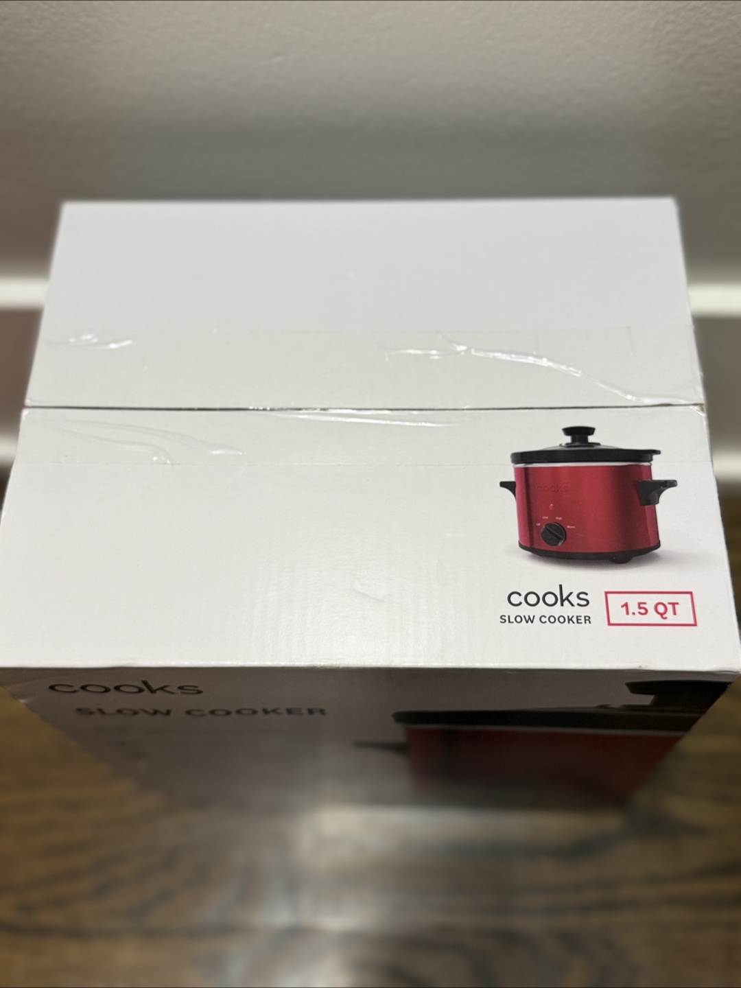 NEW Cooks 1.5 Qt Slow Cooker - Red - photo 2