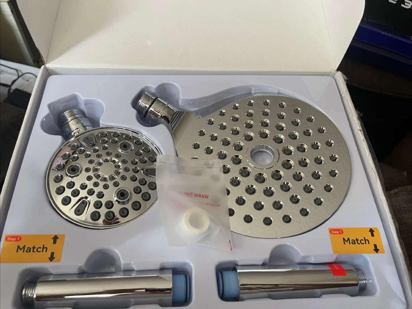 MAKEFIT Dual 2-in-1 Shower Head Combo image indicator(2)