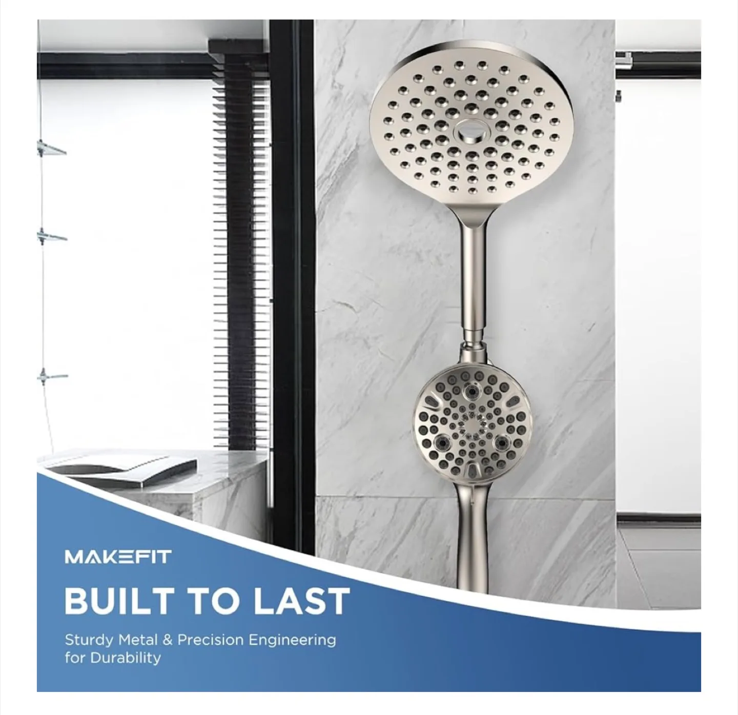 MAKEFIT Dual 2-in-1 Shower Head Combo image indicator(3)