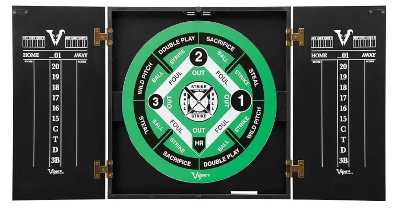 Viper Hideaway Dartboard Cabinet with Steel-Tip Darts image indicator(4)