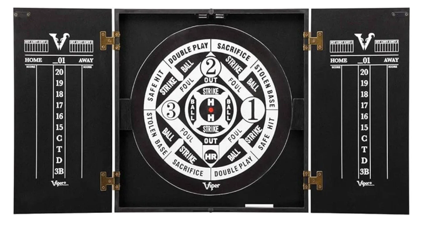 Viper Hideaway Dartboard Cabinet with Steel-Tip Darts image indicator(3)