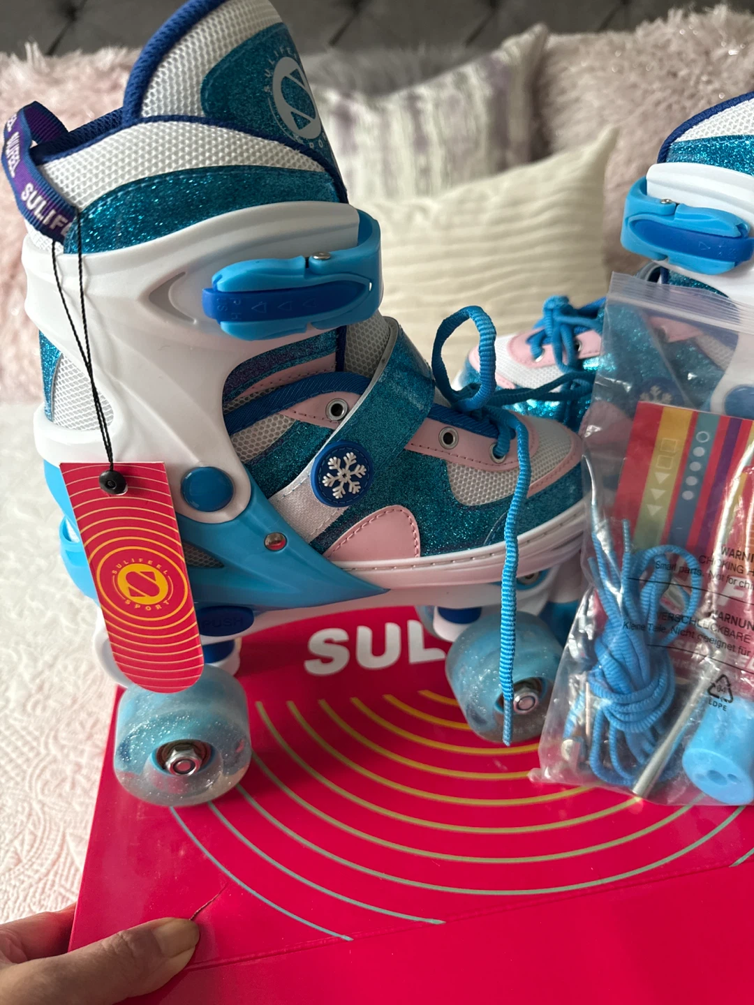 Sulifeel Roller Skates - Blue & Pink - photo 2