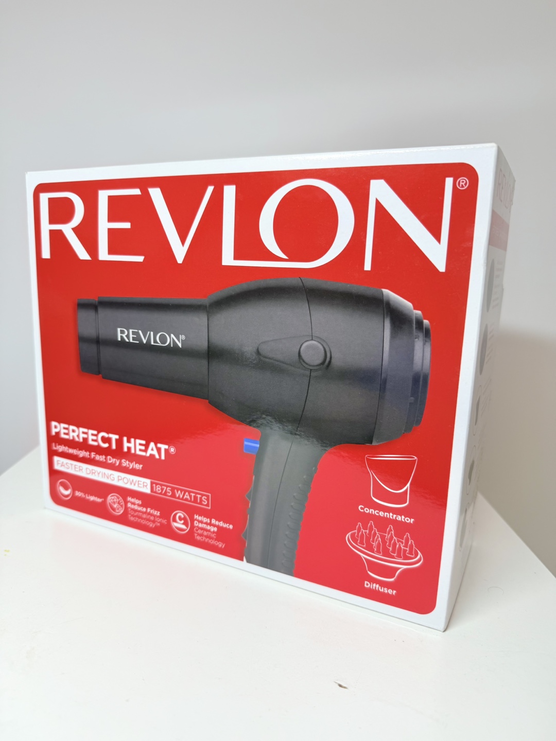 Revlon Hair Dryer with Concentrator and Diffuser