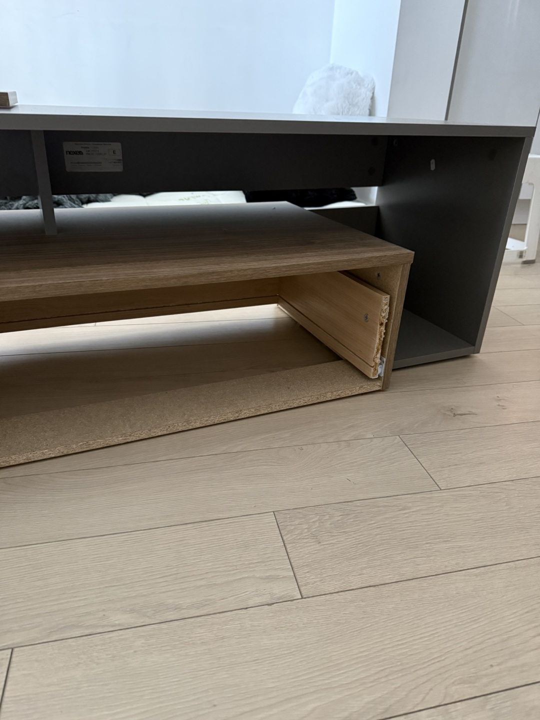 Brown & Grey TV Stand - photo 3