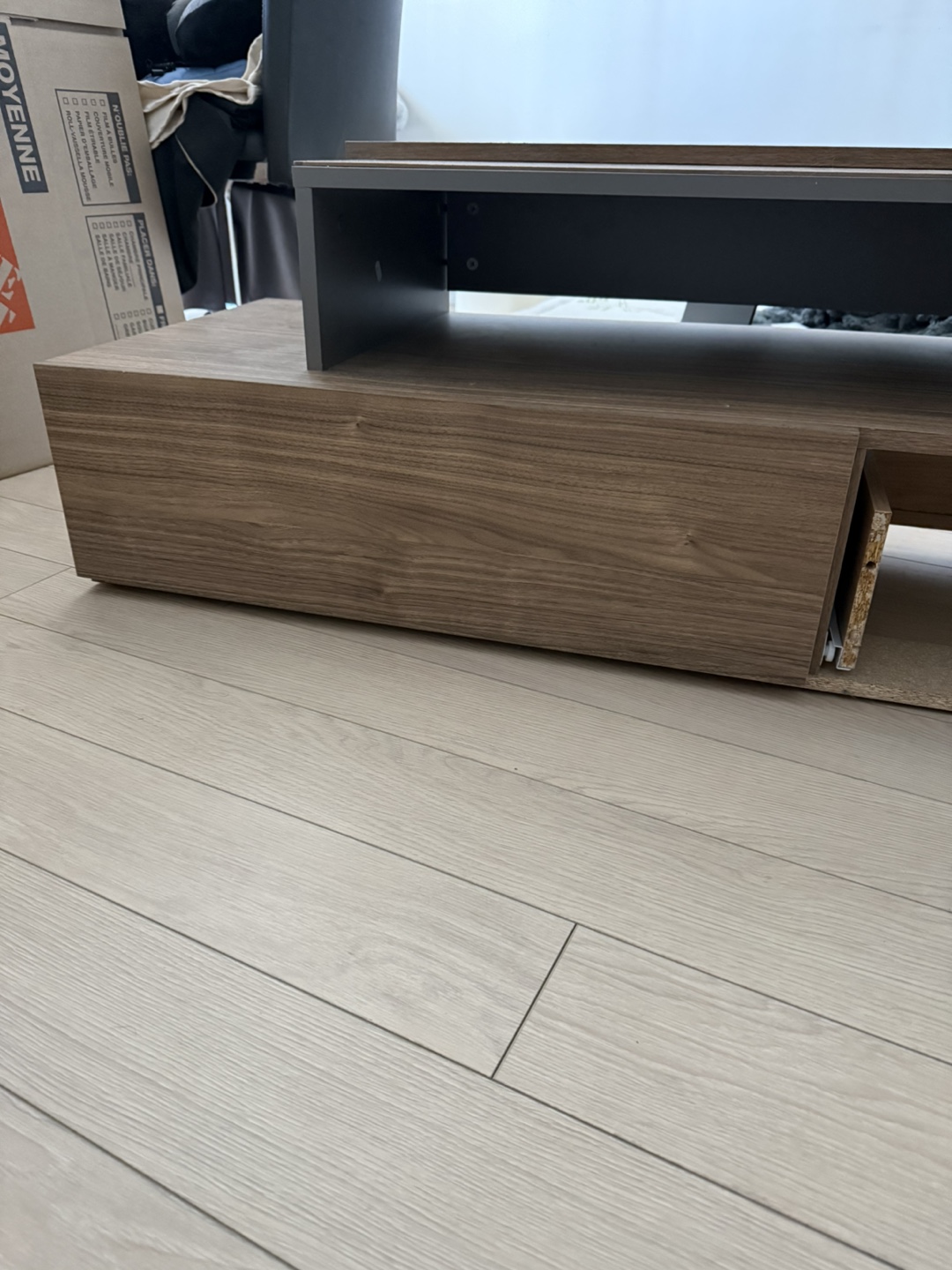 Brown & Grey TV Stand - photo 4
