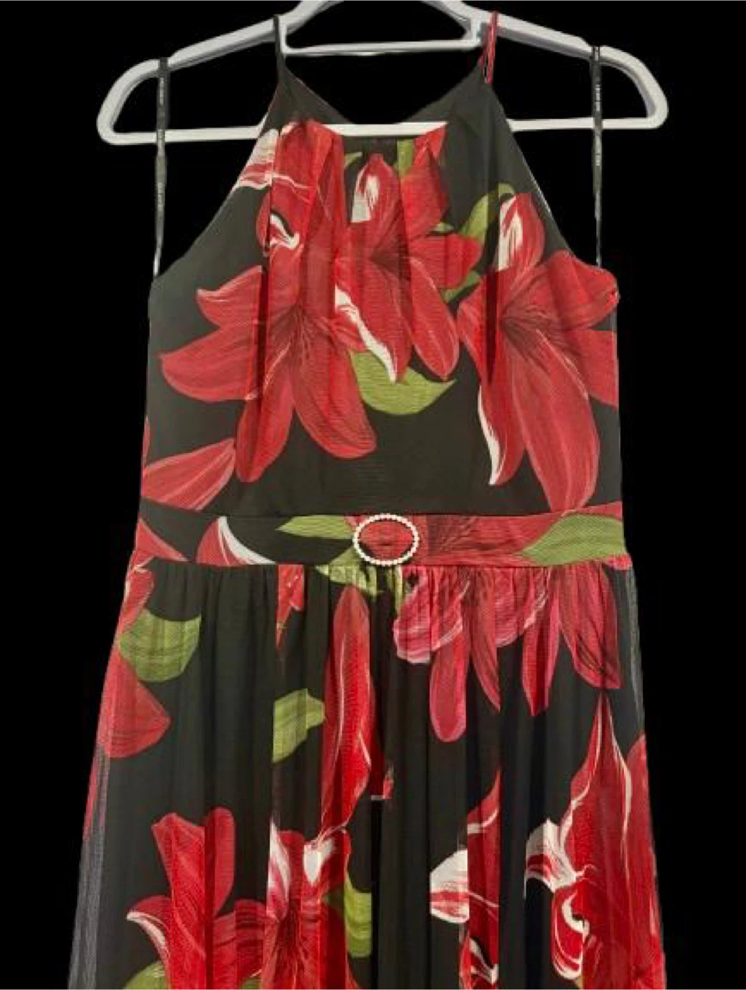 Floral Halter Dress