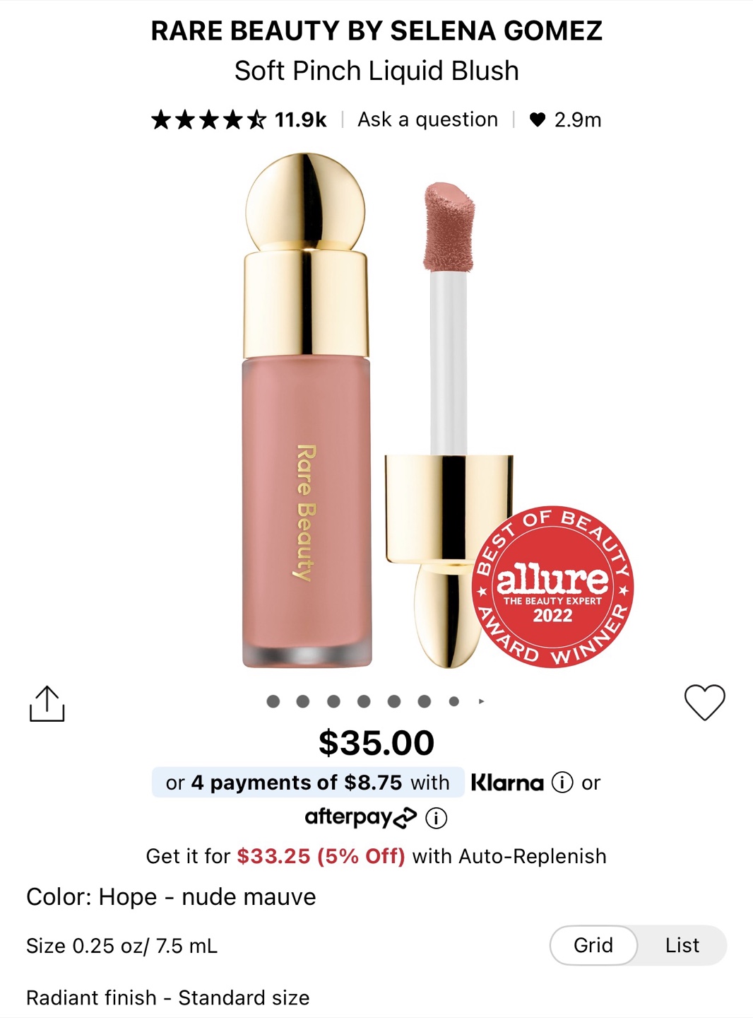 Rare Beauty Soft Pinch Liquid Blush in Hope - photo 4