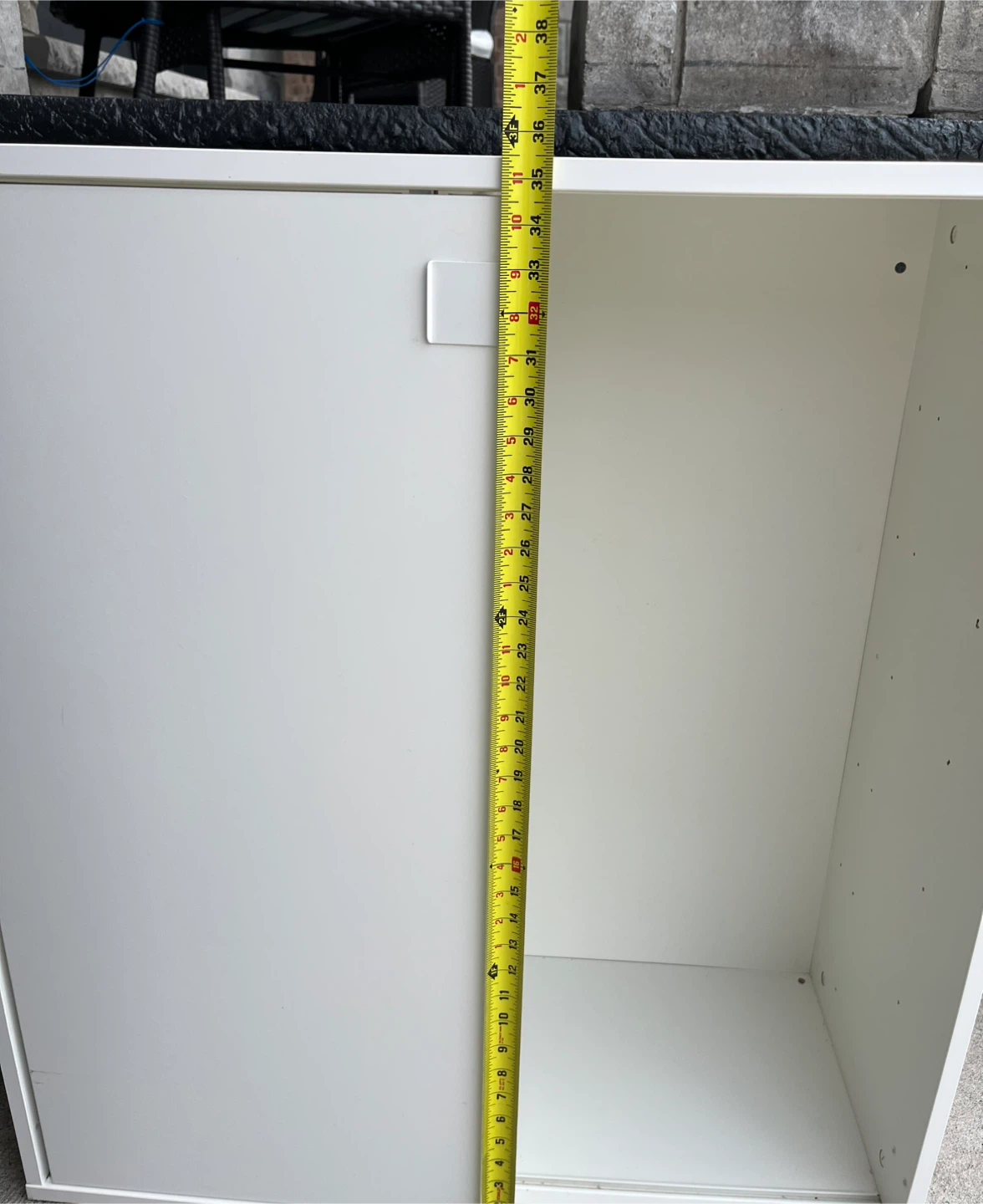 White Sliding Storage Cabinet - photo 5