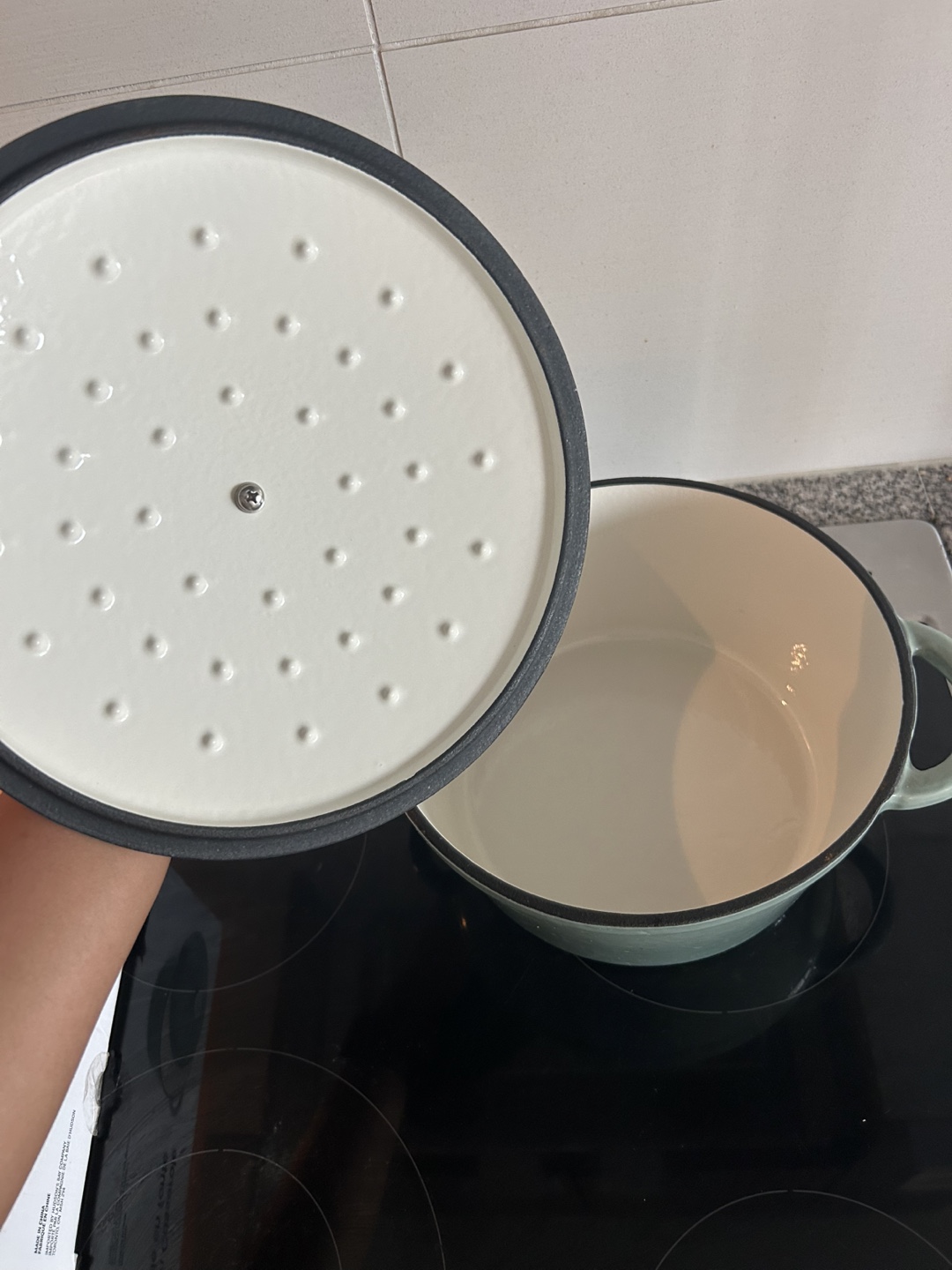 Green Enameled Cast Iron Dutch Oven - photo 2