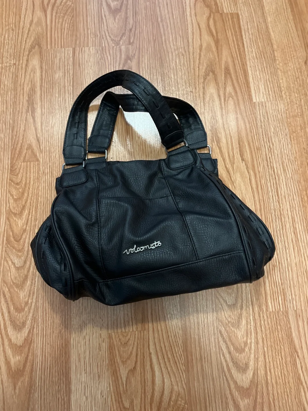 Volcom Black Faux Leather Purse thumbnail