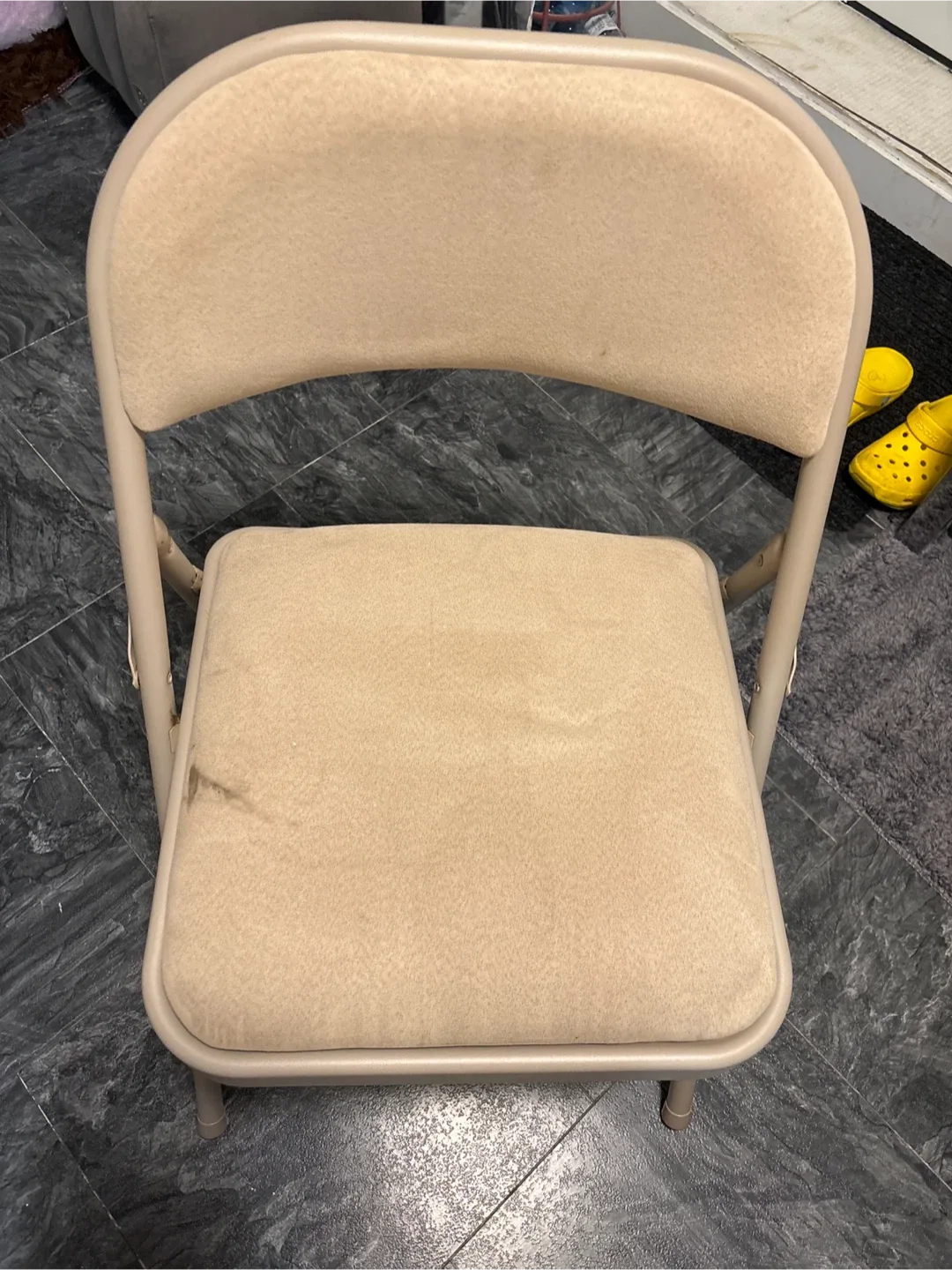 🥕Beige Folding Chair thumbnail