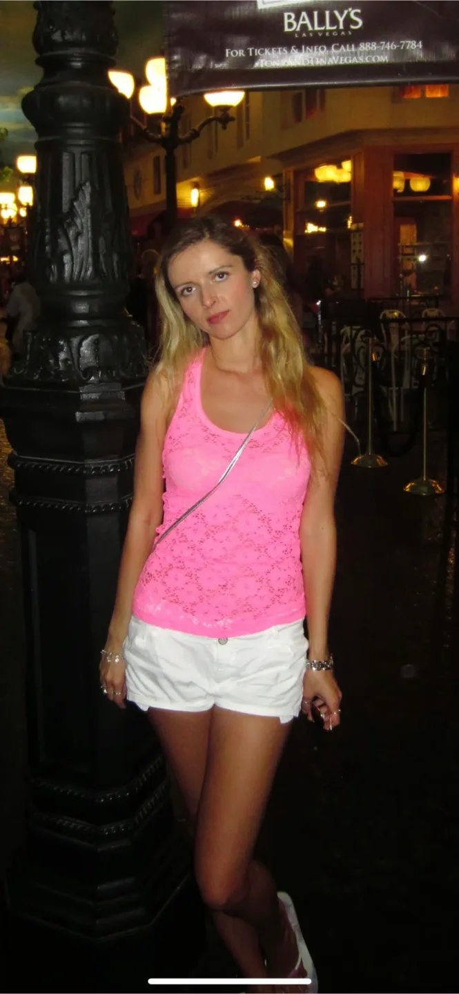 Retro Vintage 🌺inspired neon pink lacy top image indicator(2)