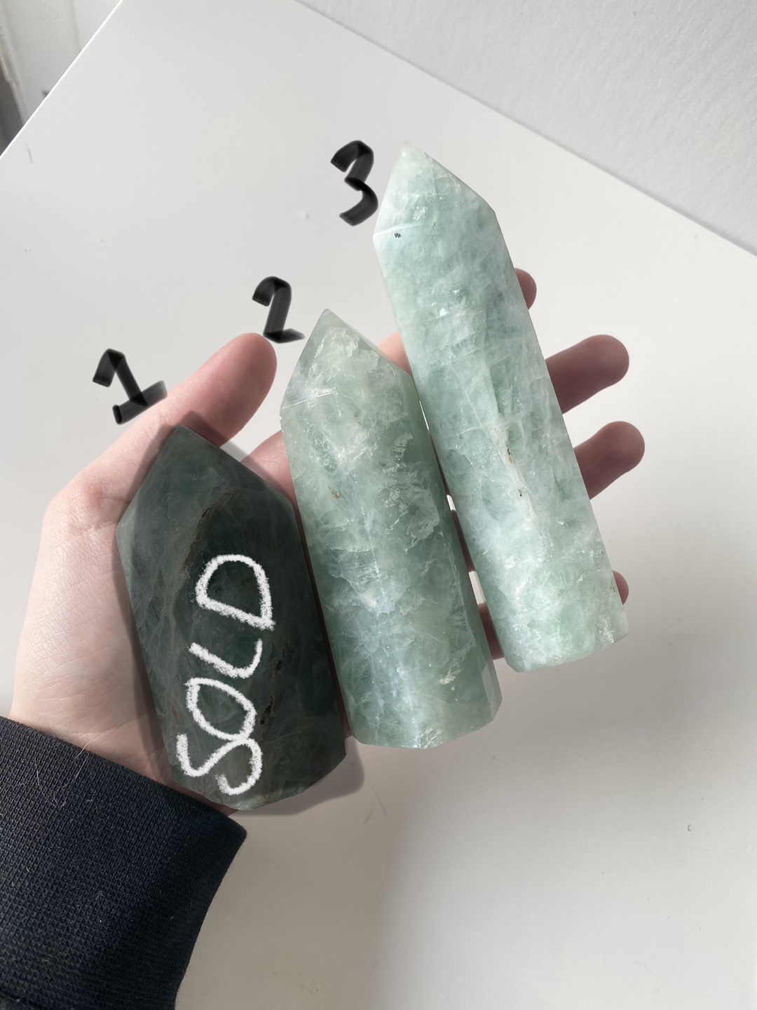 Green fluorite Towers - photo 5