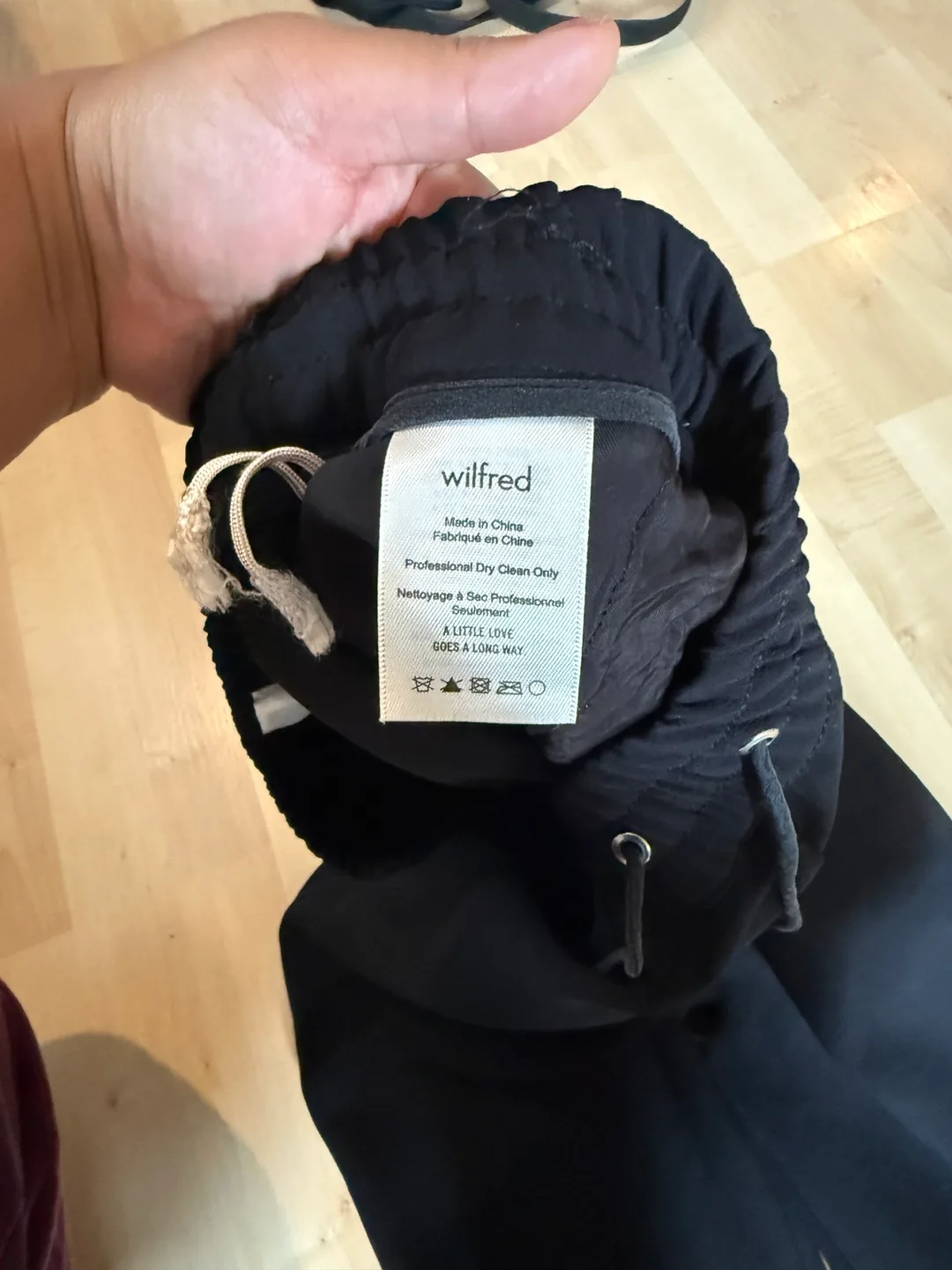 Wilfred Black Jogger Pants - Size M image indicator(4)