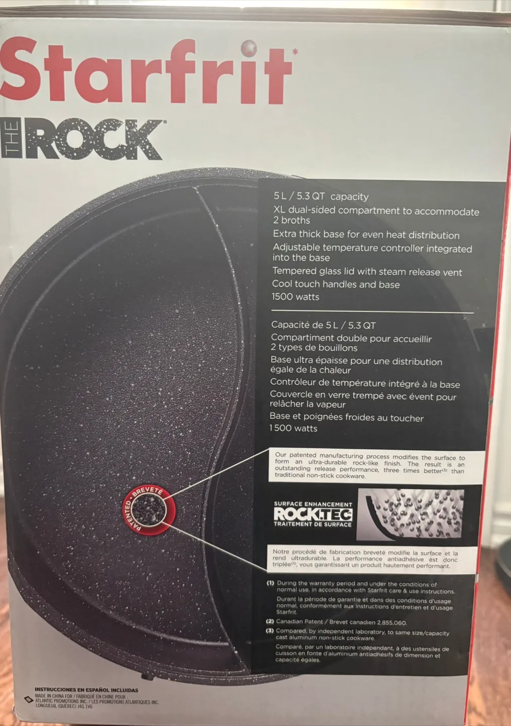 Starfrit The Rock Electric XL Hot Pot - New in Box! image indicator(2)