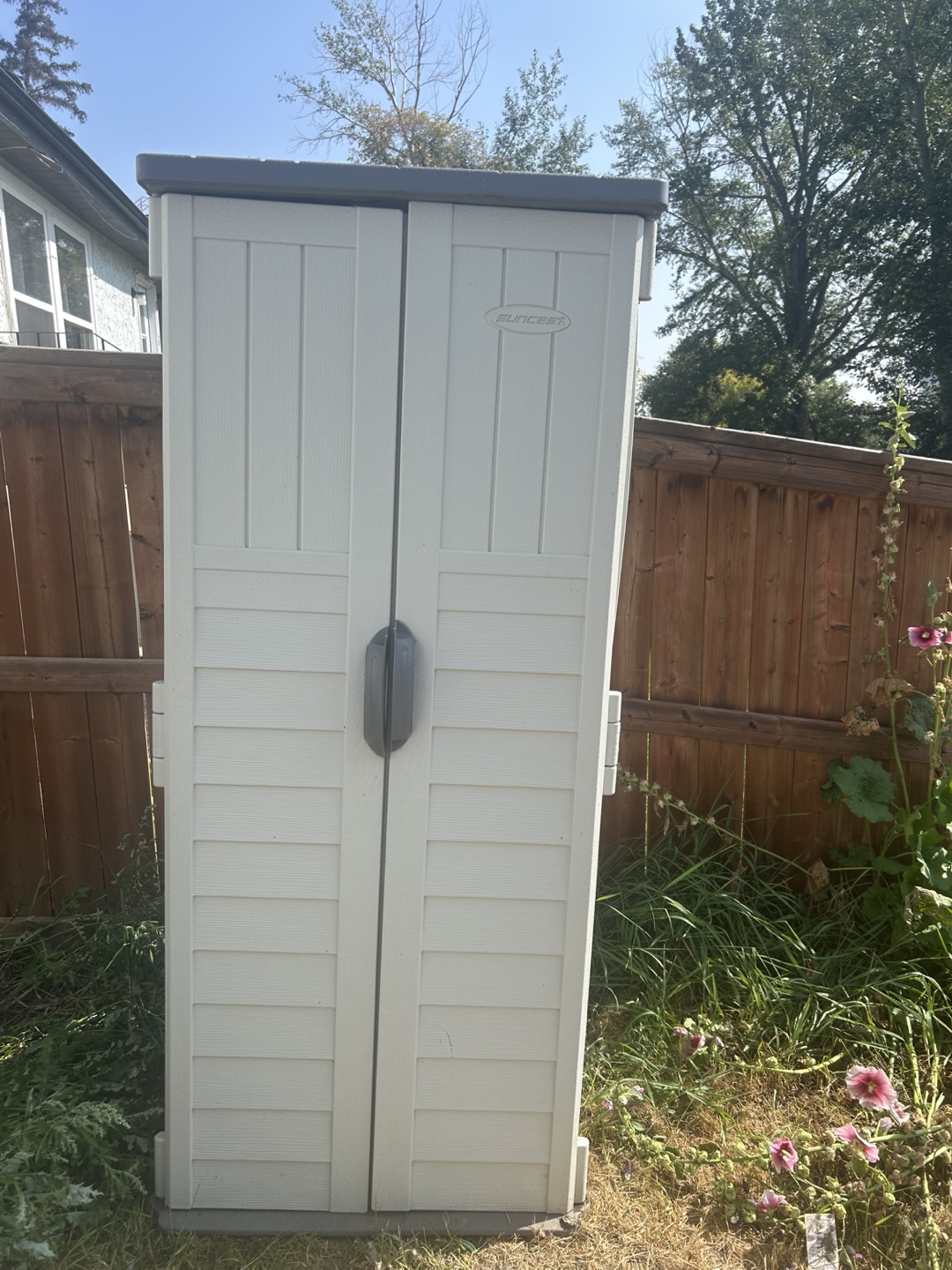 Suncast Outdoor Vertical Storage Shed
