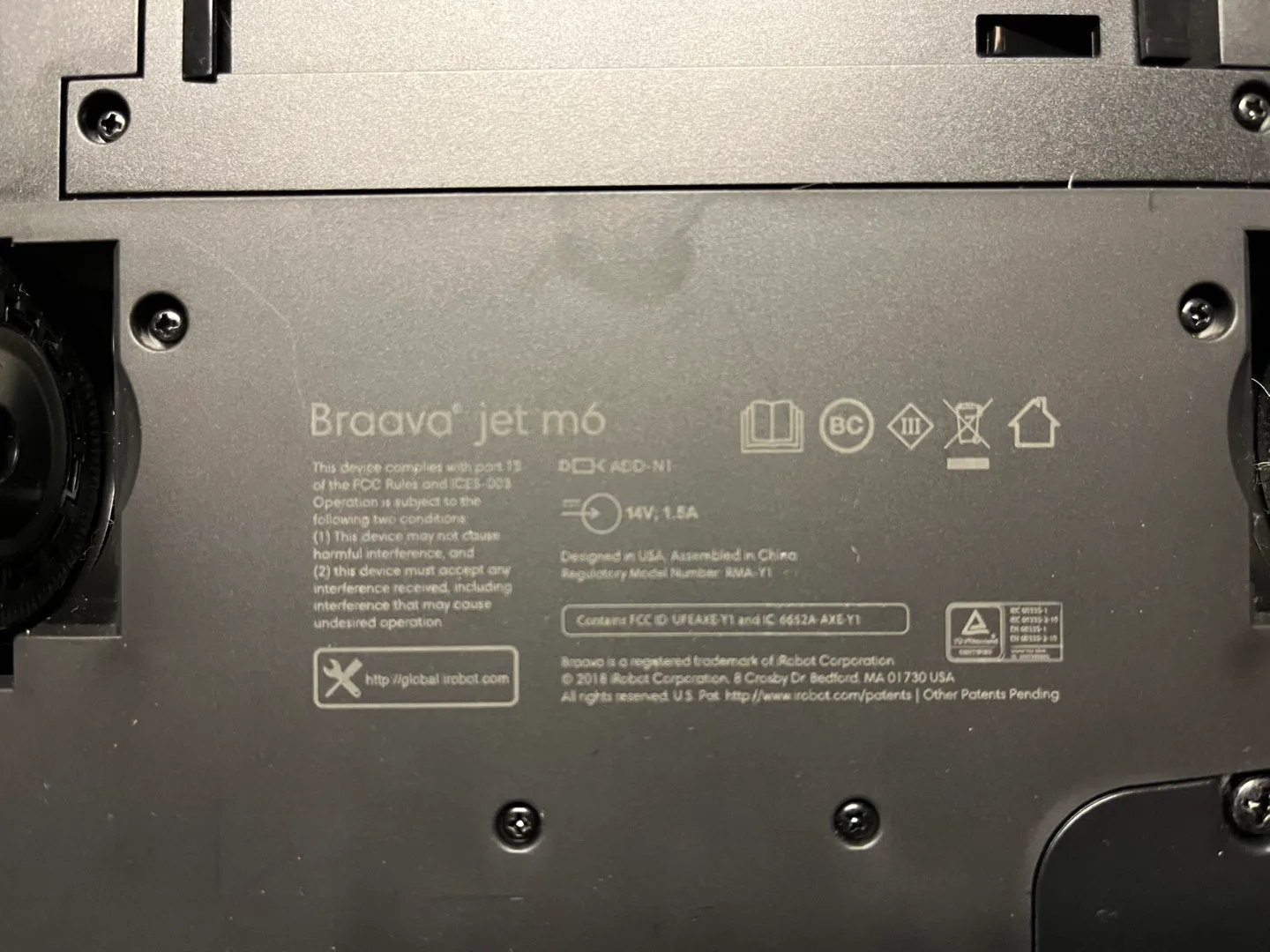 iRobot Braava Jet M6 Model 6652A image indicator(4)