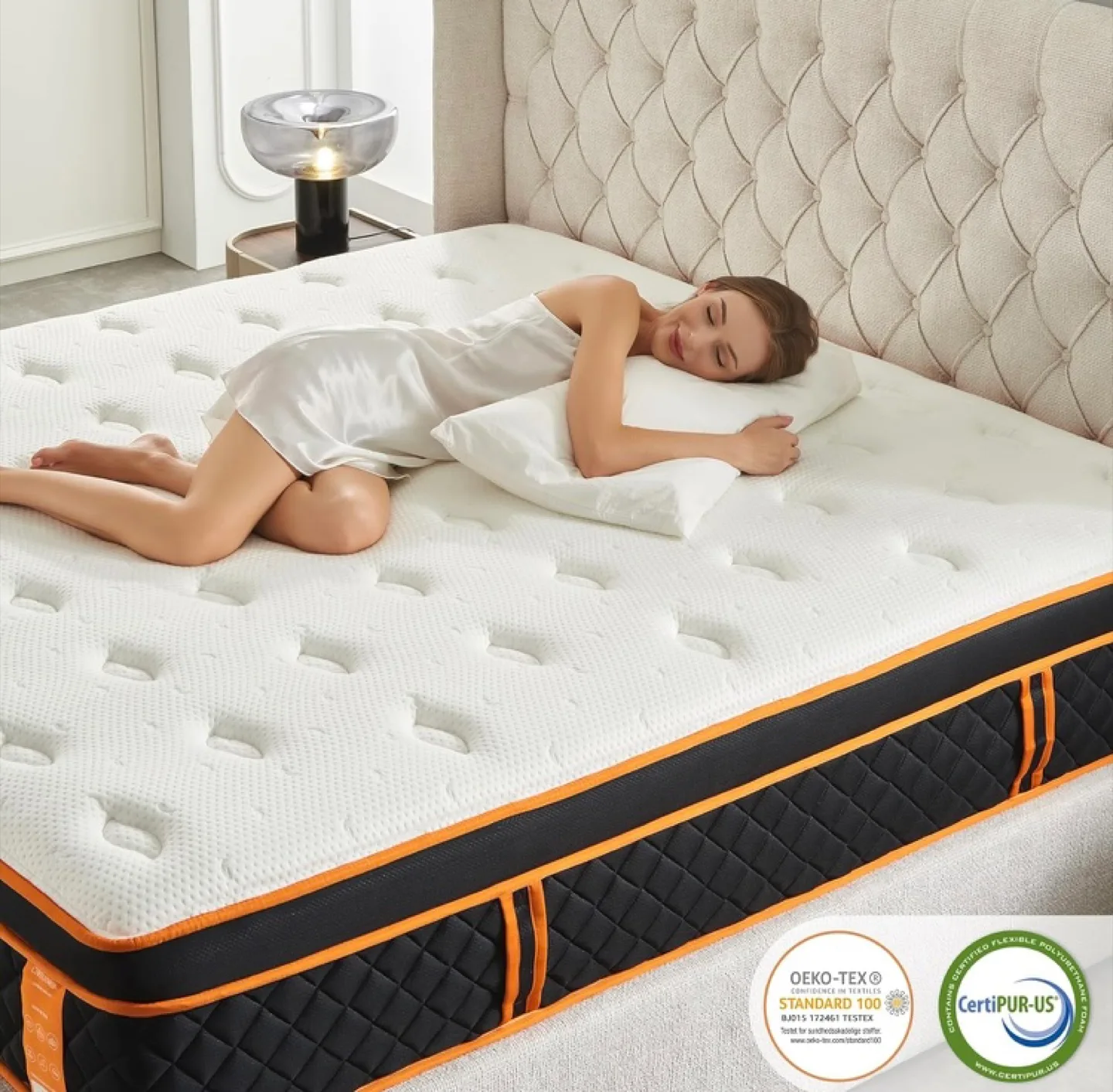 🥕 BRAND NEW! 14” Cal King Mattress image indicator(2)