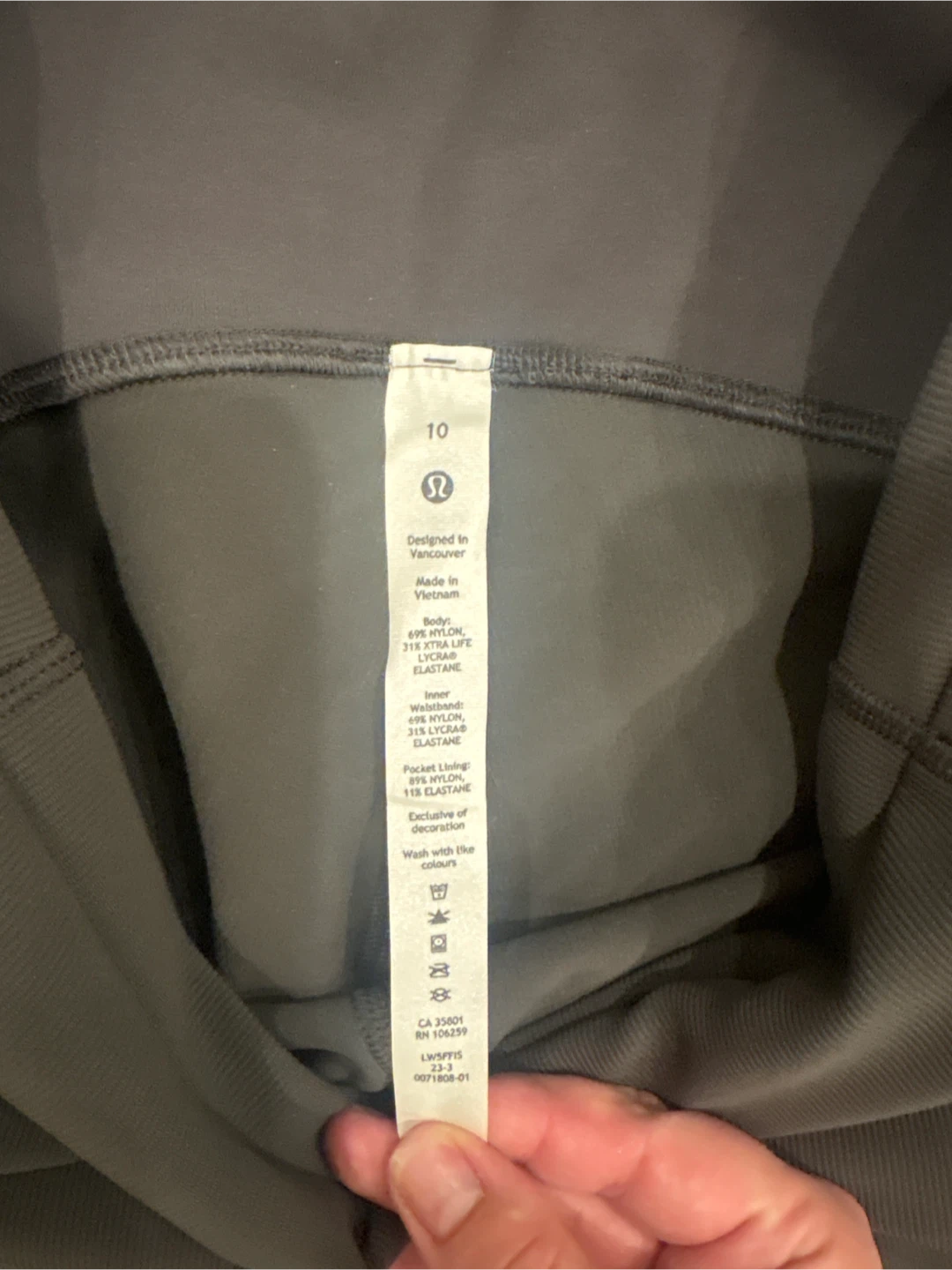 Lululemon Groove Pant Ribbed Size 10 - photo 3