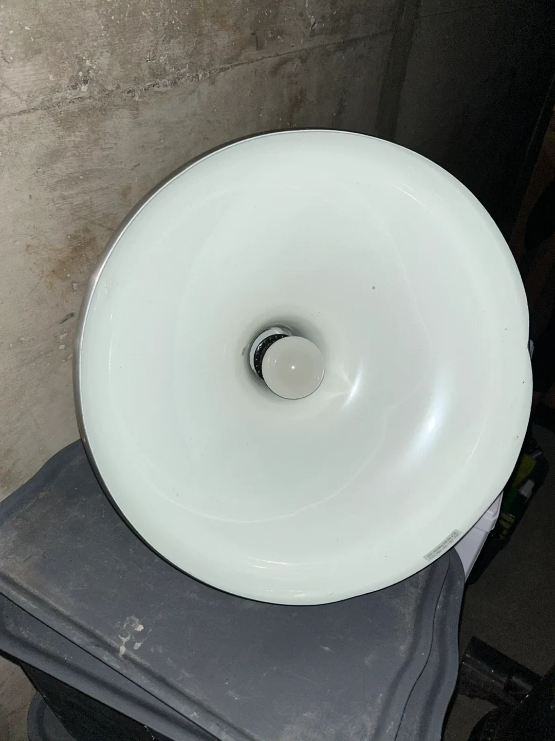 Pendant Lamp - White and Silver thumbnail