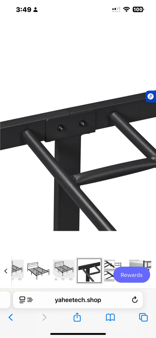Yaheetech Full Size Metal Bed Frame - photo 4