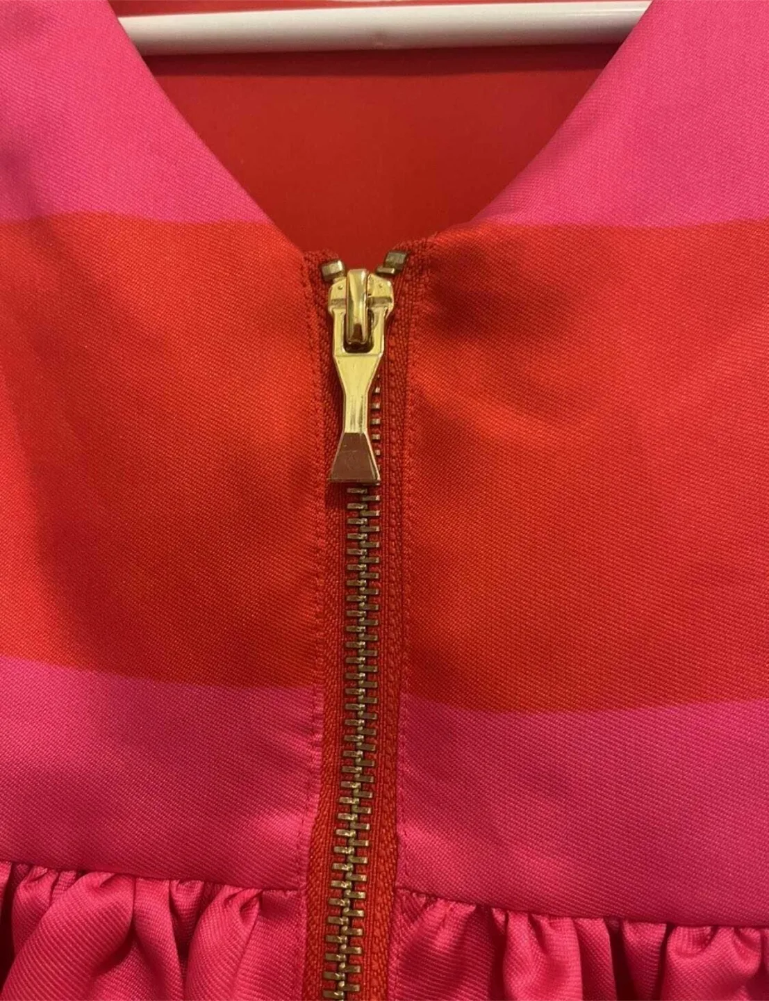Practically New: Kate Spade Pink & Red Stripe Dress size 2T image indicator(4)