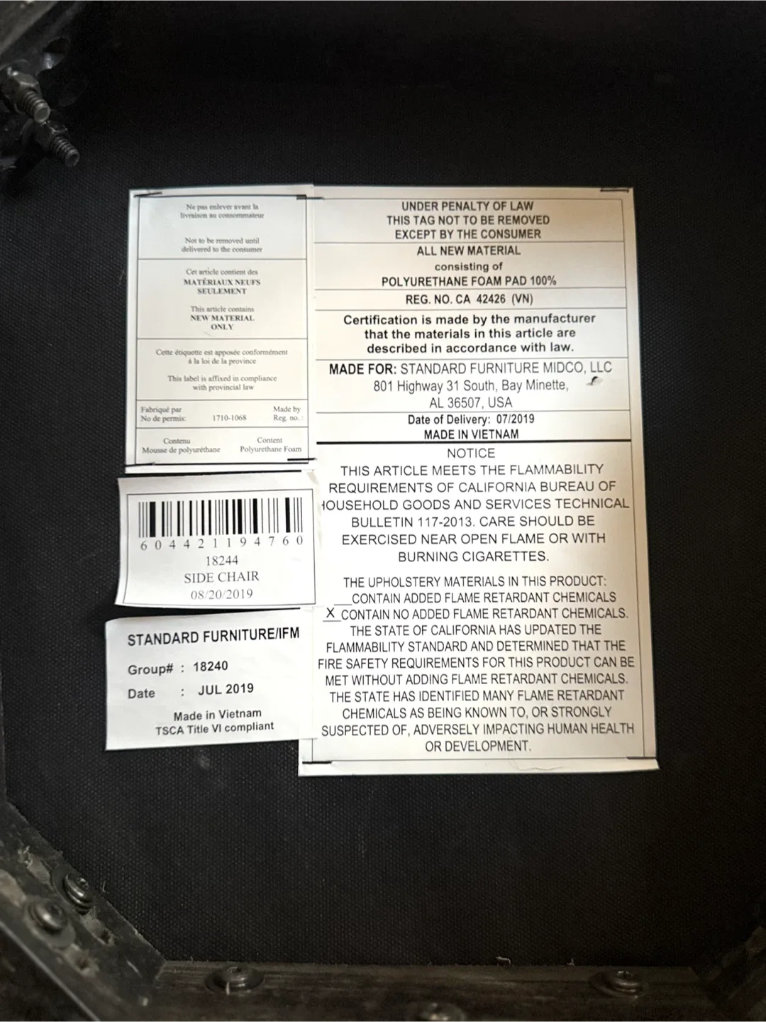 6-Piece Dining Set w/ Extension image indicator(4)