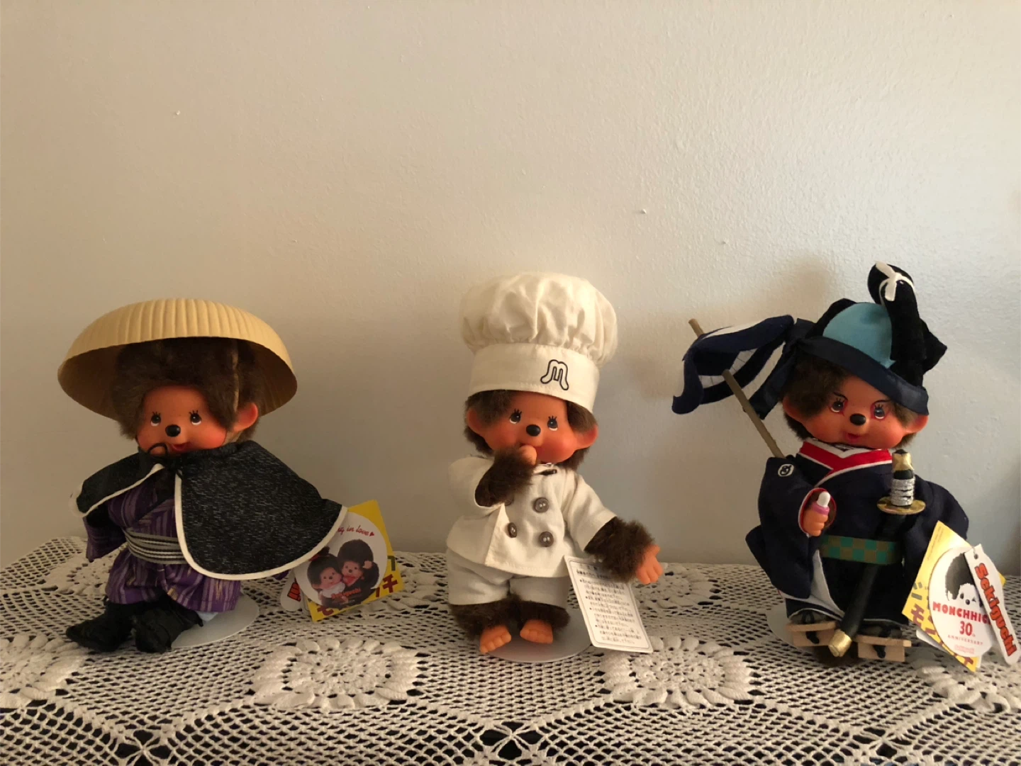 Monchhichi Chef Plush Doll