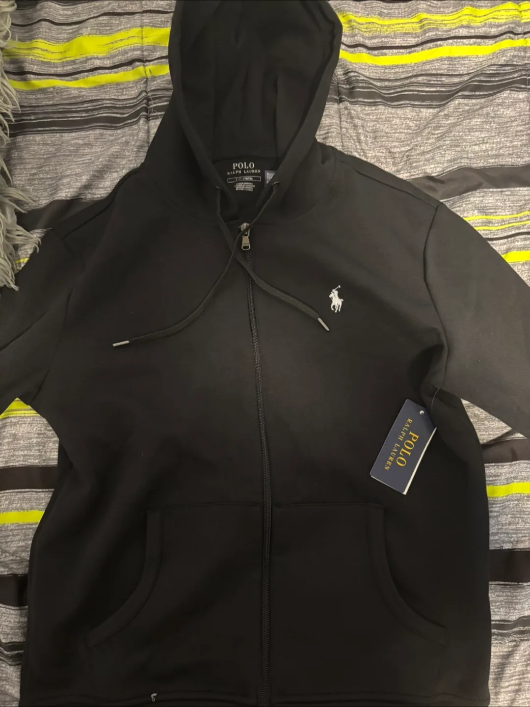 Polo Ralph Lauren Black Hoodie - Size S thumbnail