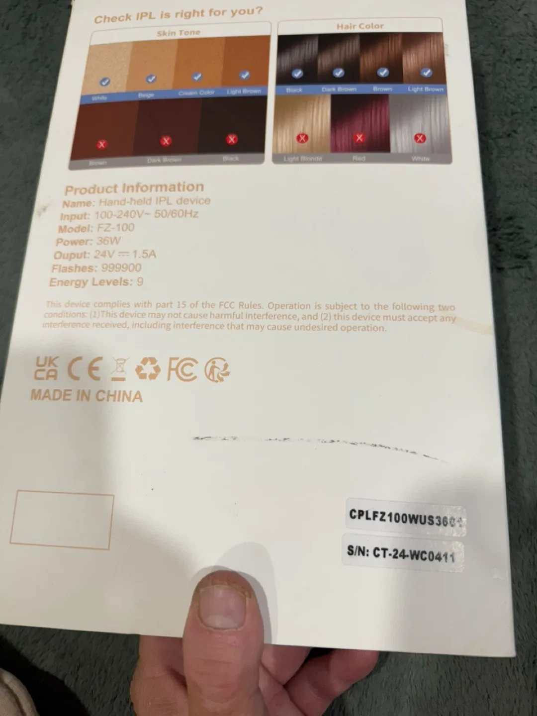 ARTOLE FZ-100 Laser Hair Removal Device image indicator(4)